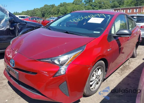 2016 Toyota Prius Two из США, поврежденный, VIN JTDKBRFU1G3528091